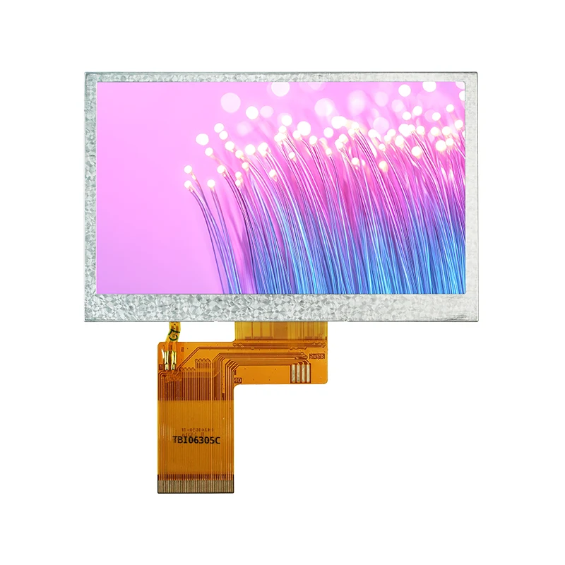 4.3 '450 CD/M² Kecerahan TN TFT LCD Layar Modul